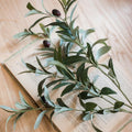 Faux Olive Branch Stem, 41in
